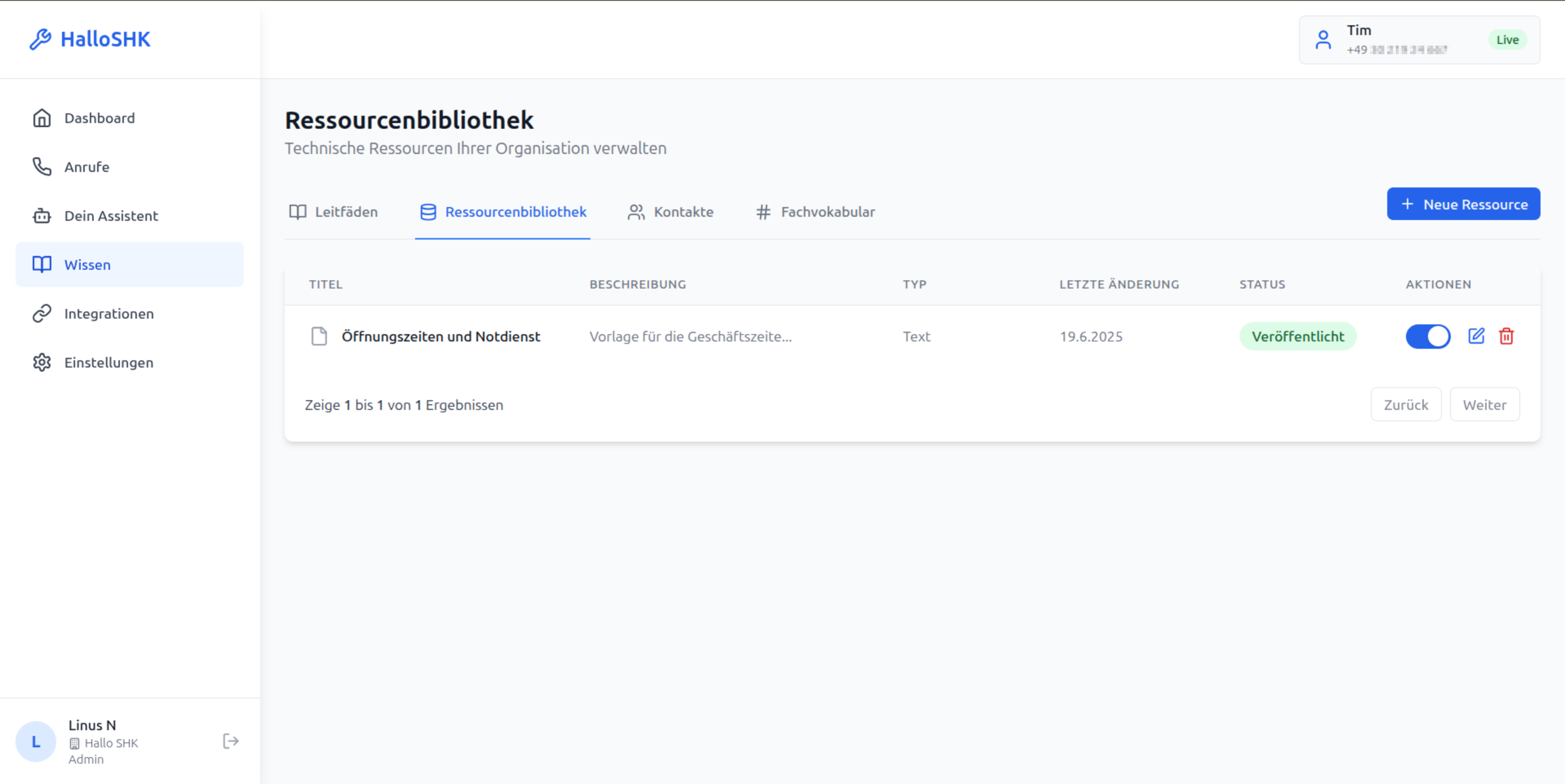 Ressourcenbibliothek